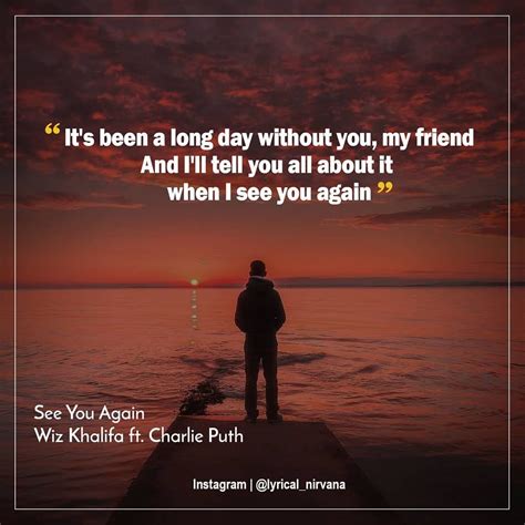 Wiz Khalifa - See You Again ft. Charlie Puth | See you again lyrics, Musician quotes, Lyrics