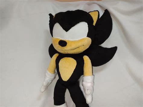 This is a sample of the plush Dark Super Sonic | Etsy