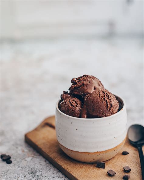 Dark chocolate ice cream recipe | - Klara`s Life