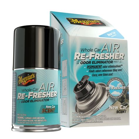 Meguiar's Whole Air Re-Fresher Odor Eliminator Mist, New Car Scent ...