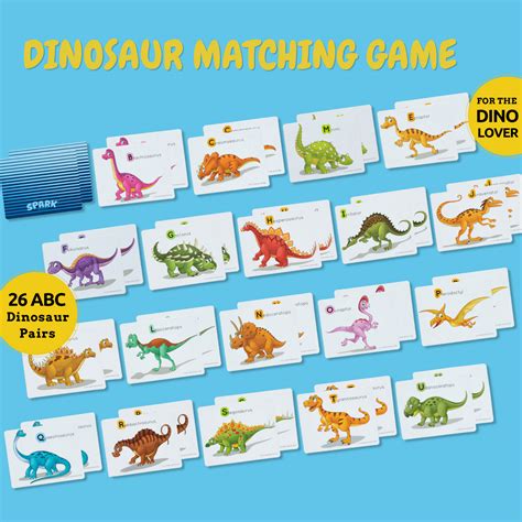 Dinosaur Matching Game – The Spark Innovations