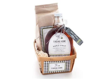 Organic Maple Syrup & Pancake Mix Gift Basket - Finding Home Farms | Gifts, Romantic gifts ...