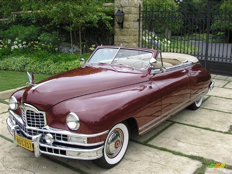 1948 Garnet Red Packard Custom Eight Victoria Convertible #12460383 Photo #36 | GTCarLot.com ...