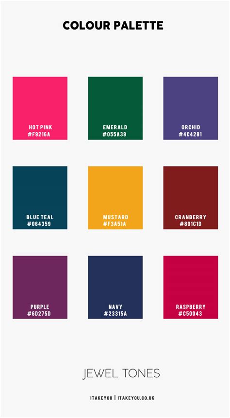 Jewel Tones Color Palette For Kitchens : Jewel Tones Colour Combo – Colour Palette #96 1 | hiscrape