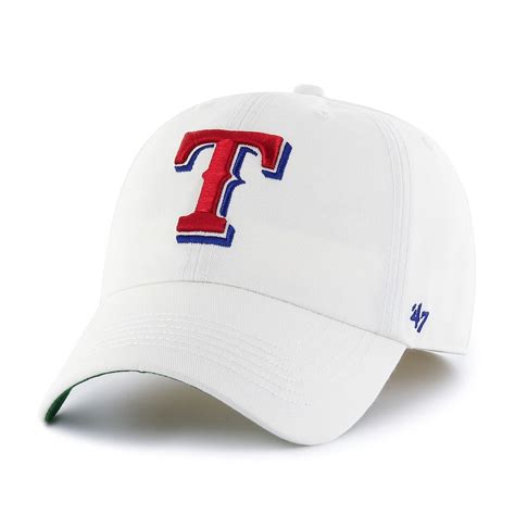 Men's Texas Rangers '47 White MLB Franchise Fitted Hat