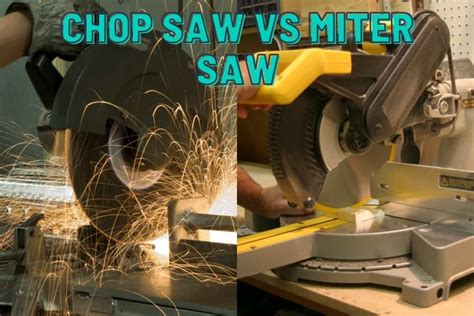 Chop Saw vs Miter Saw - What’s the Difference? - ToolToAction