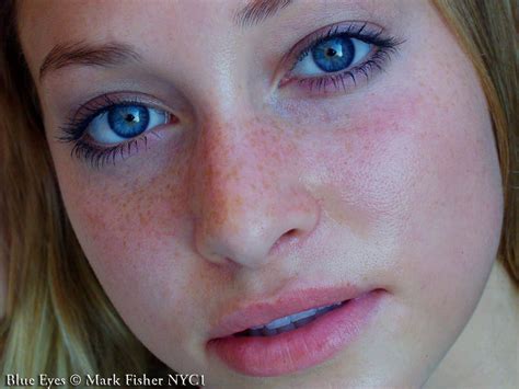 Mark Fisher's World Of Photography ™: Blue Eyes • Beauty Photographer Mark Fisher • Raw Look