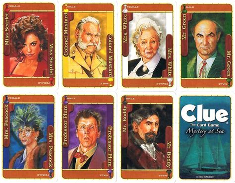 clue characters - Google Search | Clue game characters, Clue party ...