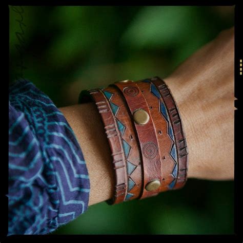 Making Leather Cuff Bracelets - Tips how to make them