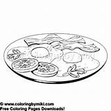 Bacon Eggs Coloring Coloring Pages sketch template