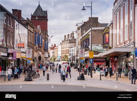 The town centre of Darlington , County Durham , England , Britain Stock Photo: 75711755 - Alamy