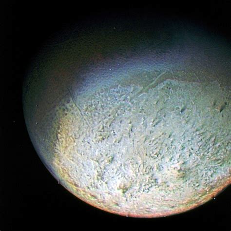 Voyager 2 image of Neptune's moon Triton | The Planetary Society