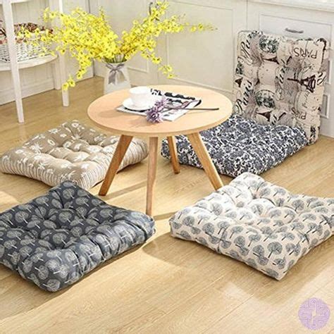 Patterned Japanese Style Button Tufted Floor Cushions in 2019 | Large floor pillows, Floor ...