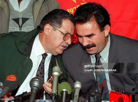 Kurdish separatist leader Abdullah Ocalan shown in a file photo dated ...