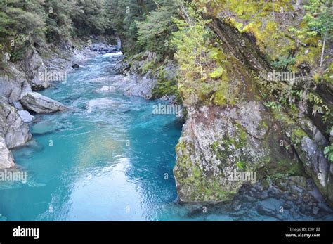 Clean Haast river in New Zealand Stock Photo - Alamy