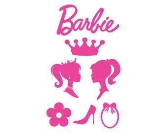 Barbie Silhouette Svg | Etsy | Barbie silhouette, Barbie birthday party, Barbie gifts