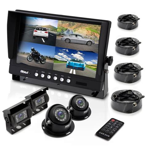 PYLE PLCMTR74 - Mobile Video Surveillance System - Weatherproof Rearview, Backup and Dash Cam ...