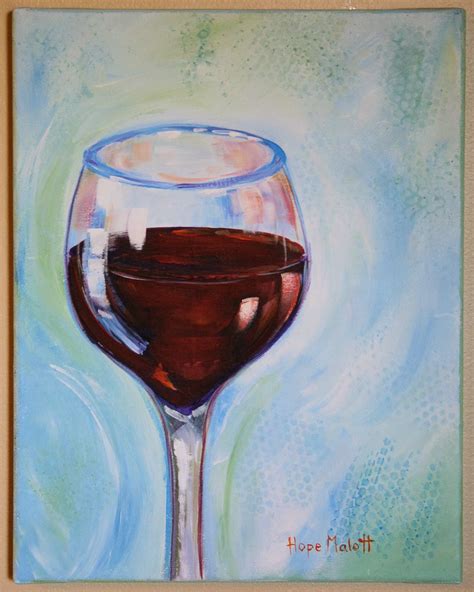 Hope Malott Decorative Arts: Apothic Red Wine Glass Paint Party