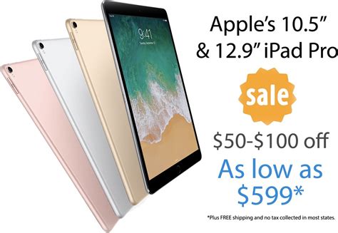 Apple iPad Pro deals: Save $50 to $100 instantly, prices starting at $599 with no tax in most ...