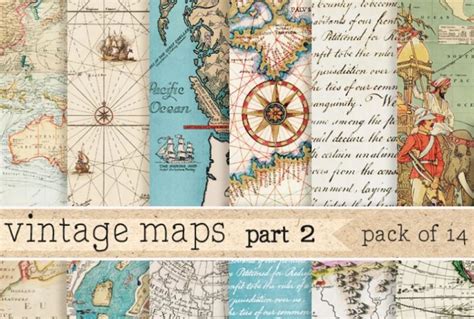 15+ FREE Vintage Map Patterns Vector Design Download - Graphic Cloud