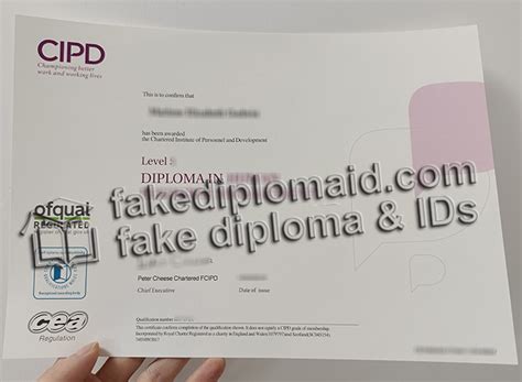 Where can I buy a CIPD diploma certificate?