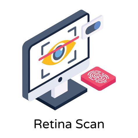 Retina Scan Recognition 2925094 Vector Art at Vecteezy