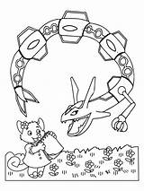 Pokemon Mega Evolution Coloring Page sketch template