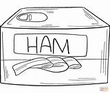 Canned Ham coloring Page  Free Printable Coloring Pages sketch template
