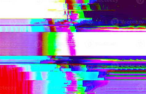 High-Tech Broken Screen Glitchy Effect in Vibrant Colors for Digital Art and Design Projects ...