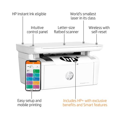 HP LaserJet M140we Printer with HP+ and 6 Months Instant Ink (7MD72E#BGJ)