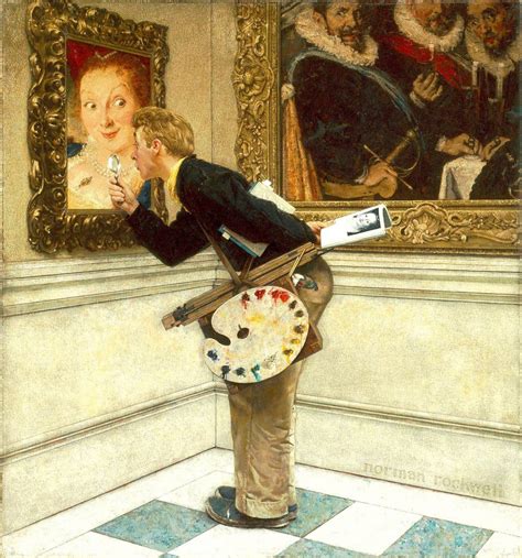 Norman Rockwell - The Art Critic (1955) : museum