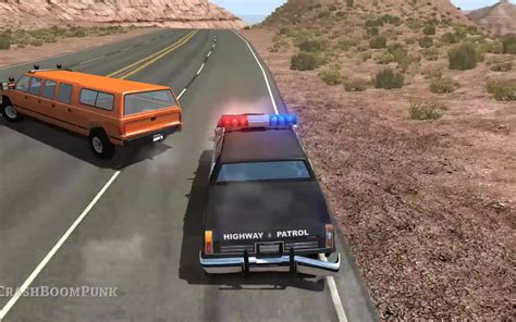 Beamng Drive Police Chase Crash Boom Punk - The Best Picture Of Beam