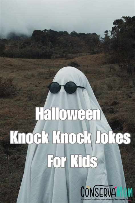 Halloween knock knock jokes for kids - ConservaMom