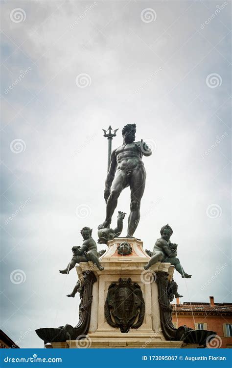 Bologna, Italy, Neptune Statue Stock Image - Image of symbol, piazza ...