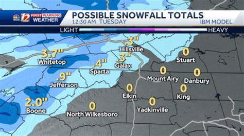 North Carolina: Snow expected in the mountains ; here's what to expect