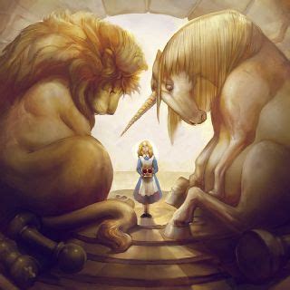 Alice, the Lion and the Unicorn | Fairytale art, Fantasy paintings, Fantasy photoshop