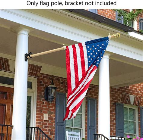 Flag Pole 6FT Black Flag Pole for House Porch Rust Stainless | Etsy