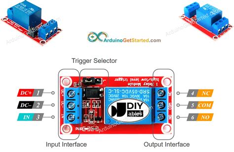 Arduino to relay board