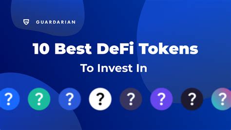 10 Best DeFi Tokens to Invest In – Guardarian Blog