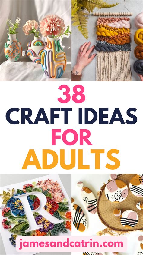 38 Craft Ideas for Adults: Unleash Your Creativity | Arts and crafts for adults, Adult crafts ...