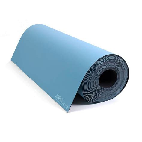 ESD Table Mat PVC - 75 x 150 cm ESD Table Mat Light Blue on size