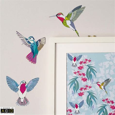 Hummingbird Wall Stickers, Bird Wall Decals - Etsy