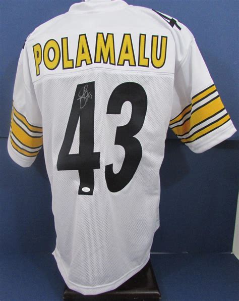 Troy Polamalu Signed Jersey - Autographed, Authentic NFL Jerseys