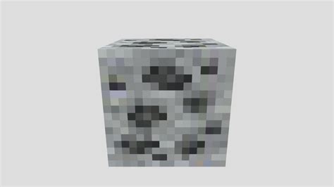 Minecraft Coal Ore - Download Free 3D model by Coller (@TheCollerroller ...