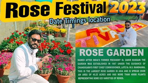 Rose Festival 2023 | 51st Rose Festival in Chandigarh | ManjitMundraVlogs - YouTube