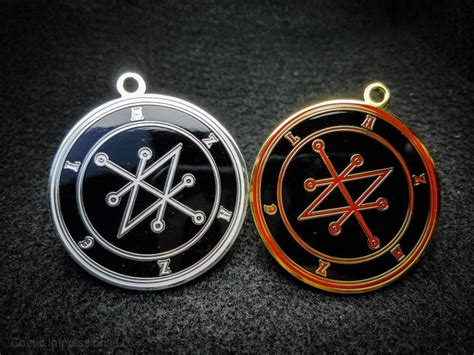 Azazel Sigil Pendant Satanic Ritual Medallion - Etsy