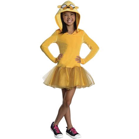 Adventure Time Jake Girl Child Halloween Costume - Walmart.com - Walmart.com