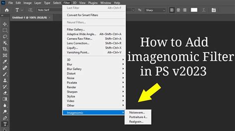 How to Add Imagenomic Filter/Plugin in Photoshop | Realgrain | Portraiture | Noiseware - YouTube