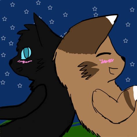 Crowfeather and Leafpool by WhiteWolfForever on DeviantArt