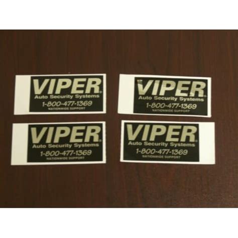 Amazon.com: DECALS 4 VIPER CAR ALARM SECURITY STICKER WINDOW DECAL